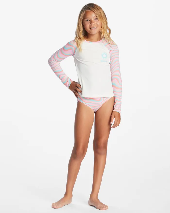 Billabong Girls039 Swimwear Women Girl039s Sorbet Dreamz Two Piece Long Sleeve Bikini Set Multi Billabong Girls039 Swimwear Women Girl039s Sorbet Dreamz Two Piece Long Sleeve Bikini Set Multi
