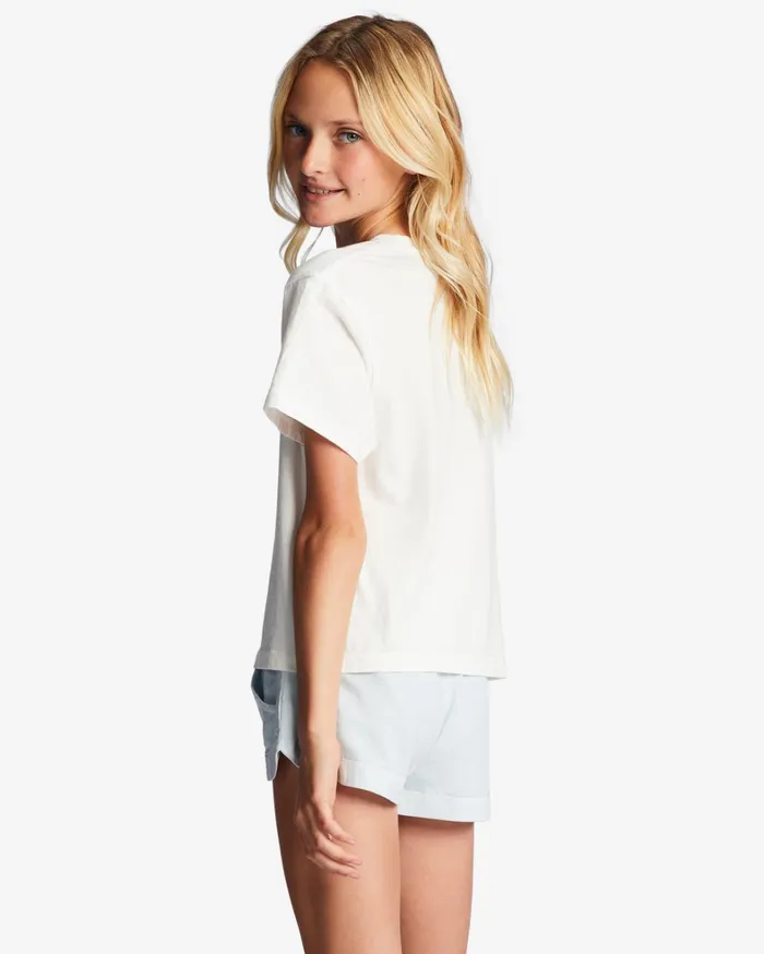 Billabong Girls039 Tops and Tees Women Girl039s 416 Tour 73 Boxy TShirt Salt Crystal Billabong Girls039 Tops and Tees Women Girl039s 416 Tour 73 Boxy TShirt Salt Crystal