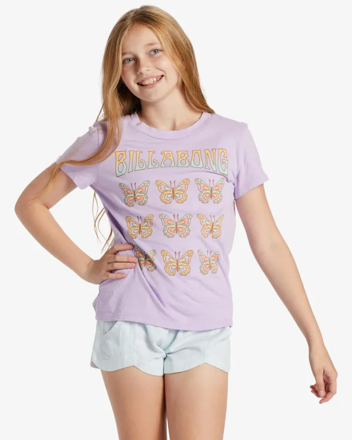 Billabong Girls039 Tops and Tees Women Girl039s Coastal Dreamer TShirt Lilac Breeze Billabong Girls039 Tops and Tees Women Girl039s Coastal Dreamer TShirt Lilac Breeze