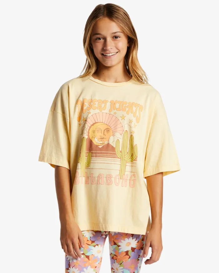Billabong Girls039 Tops and Tees Women Girl039s Desert Nights TShirt Buttermilk Billabong Girls039 Tops and Tees Women Girl039s Desert Nights TShirt Buttermilk