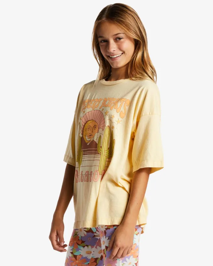 Billabong Girls039 Tops and Tees Women Girl039s Desert Nights TShirt Buttermilk Billabong Girls039 Tops and Tees Women Girl039s Desert Nights TShirt Buttermilk