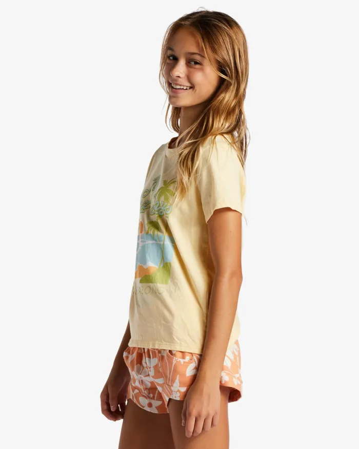 Billabong Girls039 Tops and Tees Women Girl039s Have A Nice Day TShirt Buttermilk Billabong Girls039 Tops and Tees Women Girl039s Have A Nice Day TShirt Buttermilk