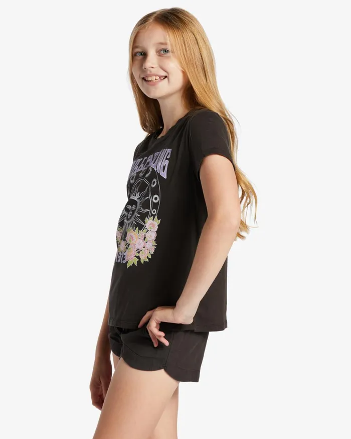 Billabong Girls039 Tops and Tees Women Girl039s Kissed By The Sun TShirt Off Black Billabong Girls039 Tops and Tees Women Girl039s Kissed By The Sun TShirt Off Black