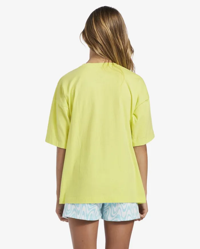 Billabong Girls039 Tops and Tees Women Girl039s Lost At Sea Oversized TShirt Light Lime Billabong Girls039 Tops and Tees Women Girl039s Lost At Sea Oversized TShirt Light Lime
