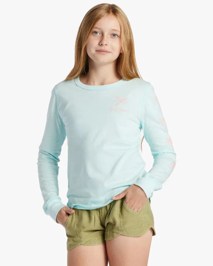 Billabong Girls039 Tops and Tees Women Girl039s Vacation Time TShirt Seaspray