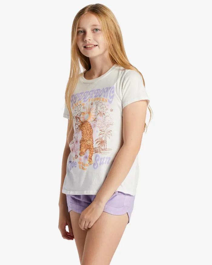 Billabong Girls039 Tops and Tees Women Girl039s Wild One TShirt Salt Crystal Billabong Girls039 Tops and Tees Women Girl039s Wild One TShirt Salt Crystal