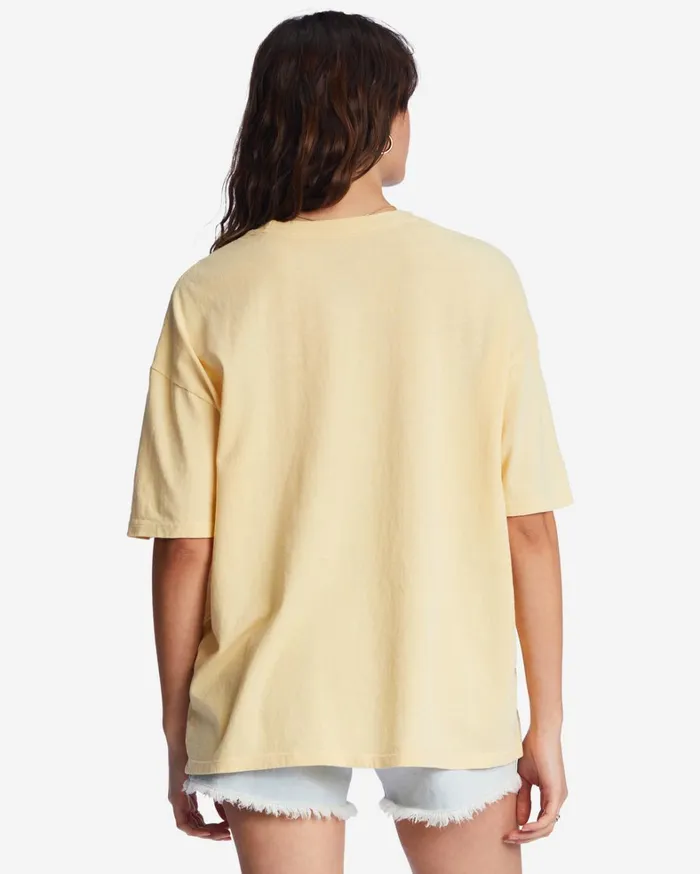 Billabong Graphic Tees and Tanks Women Future Is Bright Oversized TShirt Peach Punch Billabong Graphic Tees and Tanks Women Future Is Bright Oversized TShirt Peach Punch
