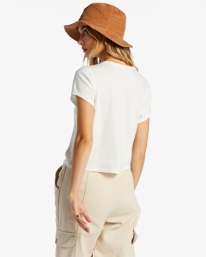 Billabong Graphic Tees and Tanks Women Love And Light Boxy Top Salt Crystal Billabong Graphic Tees and Tanks Women Love And Light Boxy Top Salt Crystal
