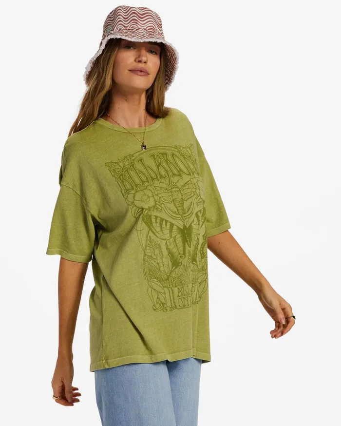Billabong Graphic Tees and Tanks Women One Is All TShirt Willow Billabong Graphic Tees and Tanks Women One Is All TShirt Willow