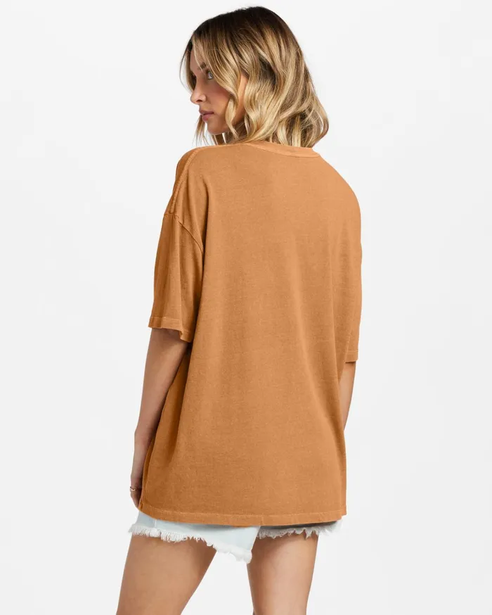 Billabong Graphic Tees and Tanks Women Shine For You Oversized TShirt Summer Spice Billabong Graphic Tees and Tanks Women Shine For You Oversized TShirt Summer Spice