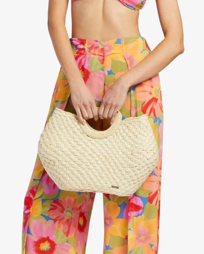 Billabong Handbags and Totes Women Seaside Straw Bag Natural Billabong Handbags and Totes Women Seaside Straw Bag Natural