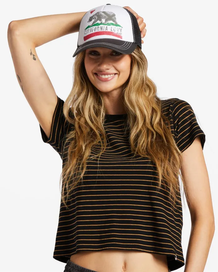 Billabong Hats and Beanies Women Pitstop Trucker Hat Char 1