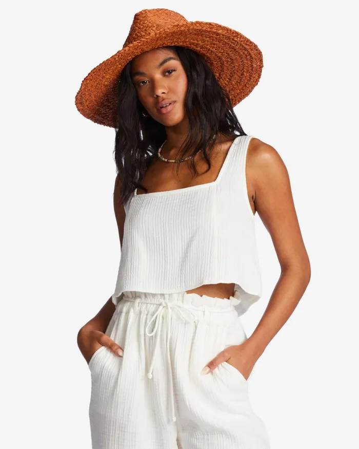Billabong Hats and Beanies Women Sea Mist Straw Hat Brick