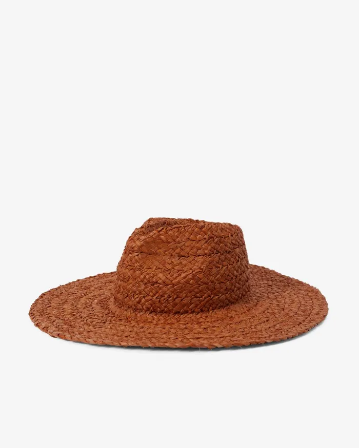 Billabong Hats and Beanies Women Sea Mist Straw Hat Brick Billabong Hats and Beanies Women Sea Mist Straw Hat Brick