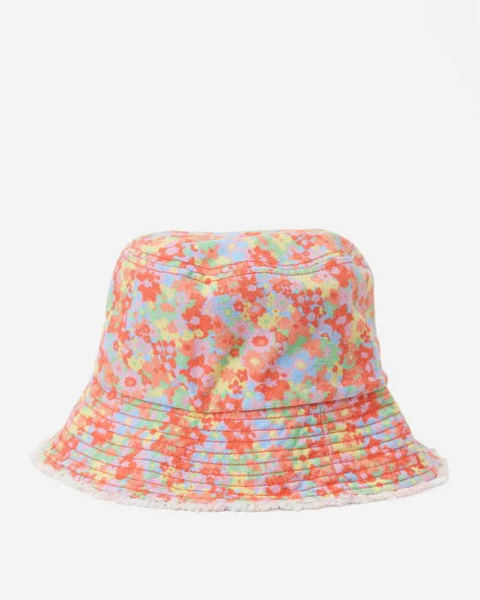 Billabong Hats and Beanies Women Suns Out Bucket Hat Pink Trails Billabong Hats and Beanies Women Suns Out Bucket Hat Pink Trails