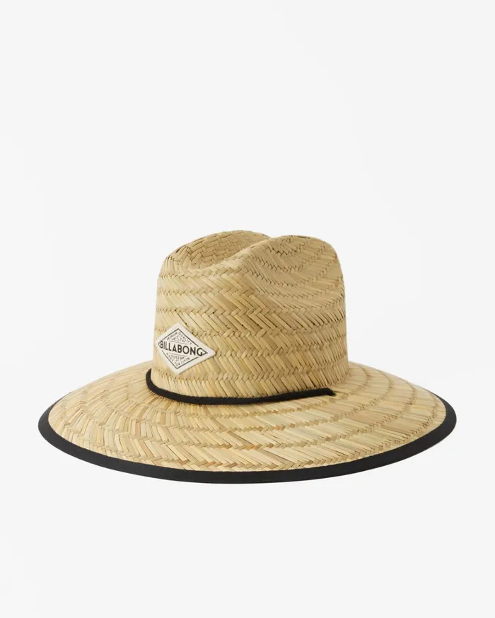Billabong Hats and Beanies Women Tipton Straw Lifeguard Hat Black Sands Billabong Hats and Beanies Women Tipton Straw Lifeguard Hat Black Sands