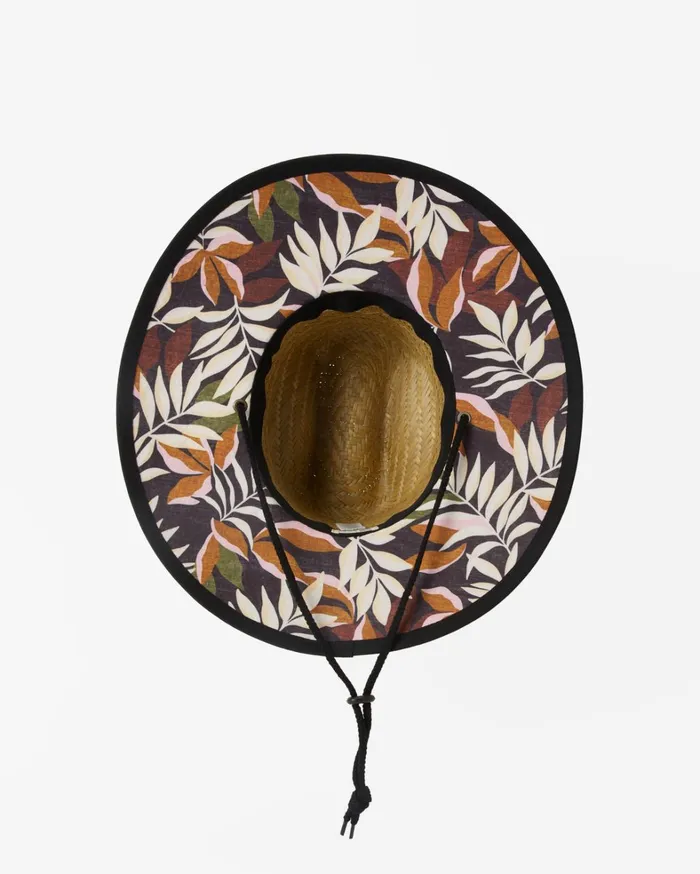 Billabong Hats and Beanies Women Tipton Straw Lifeguard Hat Black Sands Billabong Hats and Beanies Women Tipton Straw Lifeguard Hat Black Sands