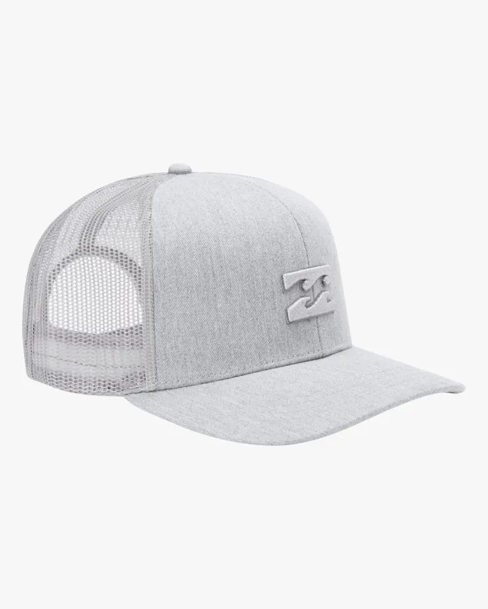 Billabong Hats Men All Day Trucker Hat Grey Heather Billabong Hats Men All Day Trucker Hat Grey Heather