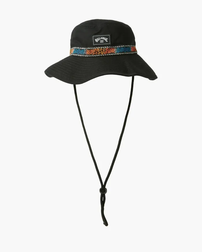 Billabong Hats Men Big John Print Surf Safari Hat Stealth Billabong Hats Men Big John Print Surf Safari Hat Stealth