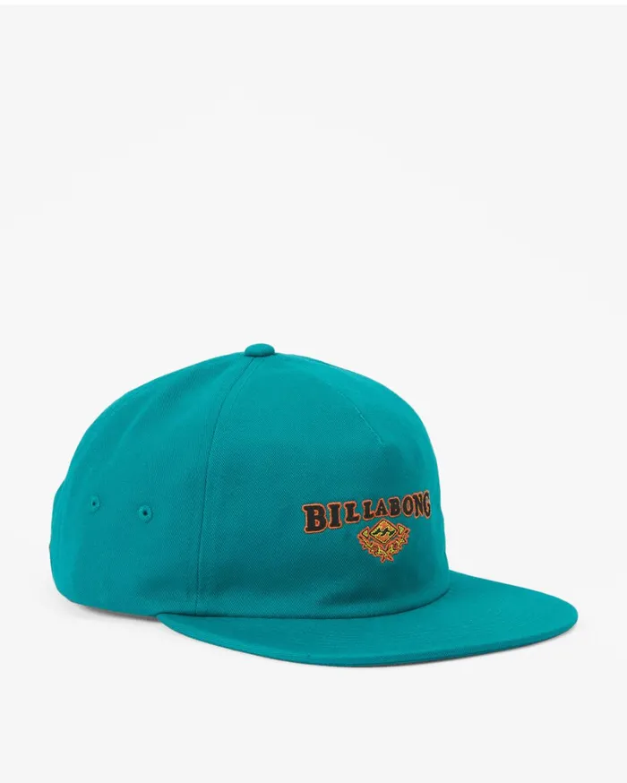 Billabong Hats Men Heritage Baseball Hat Deep Teal Billabong Hats Men Heritage Baseball Hat Deep Teal