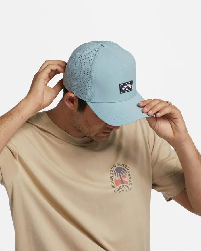 Billabong Hats Men Newport Trucker Hat Cloud Blue
