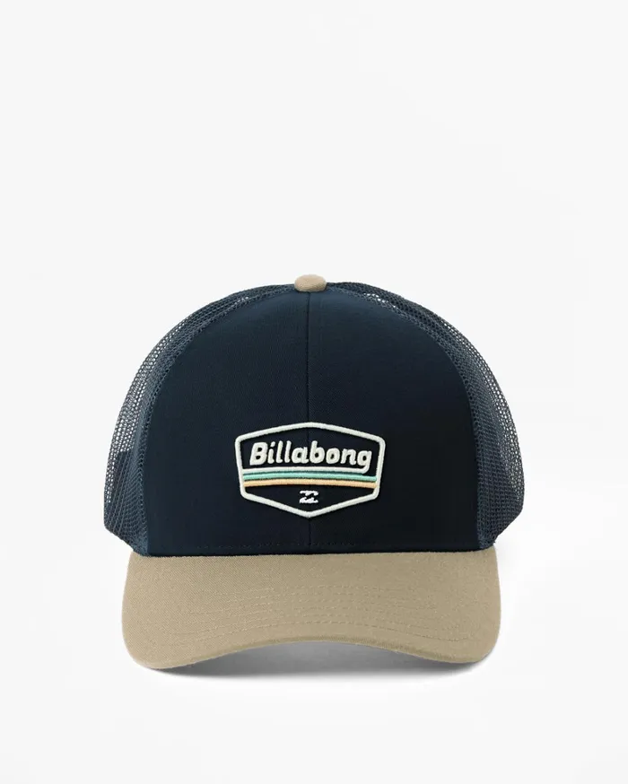 Billabong Hats Men Walled Trucker Hat Dark Blue Billabong Hats Men Walled Trucker Hat Dark Blue