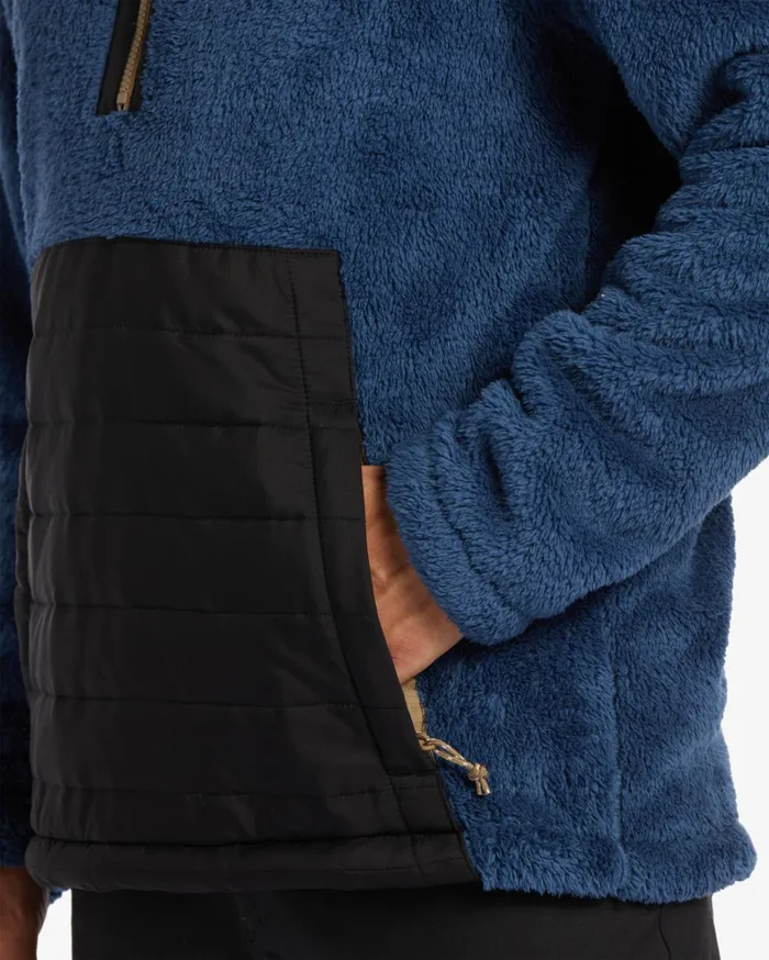 Billabong Hoodies and Fleece Men ADiv Badger Hooded HalfZip Pullover Dark Blue Billabong Hoodies and Fleece Men ADiv Badger Hooded HalfZip Pullover Dark Blue