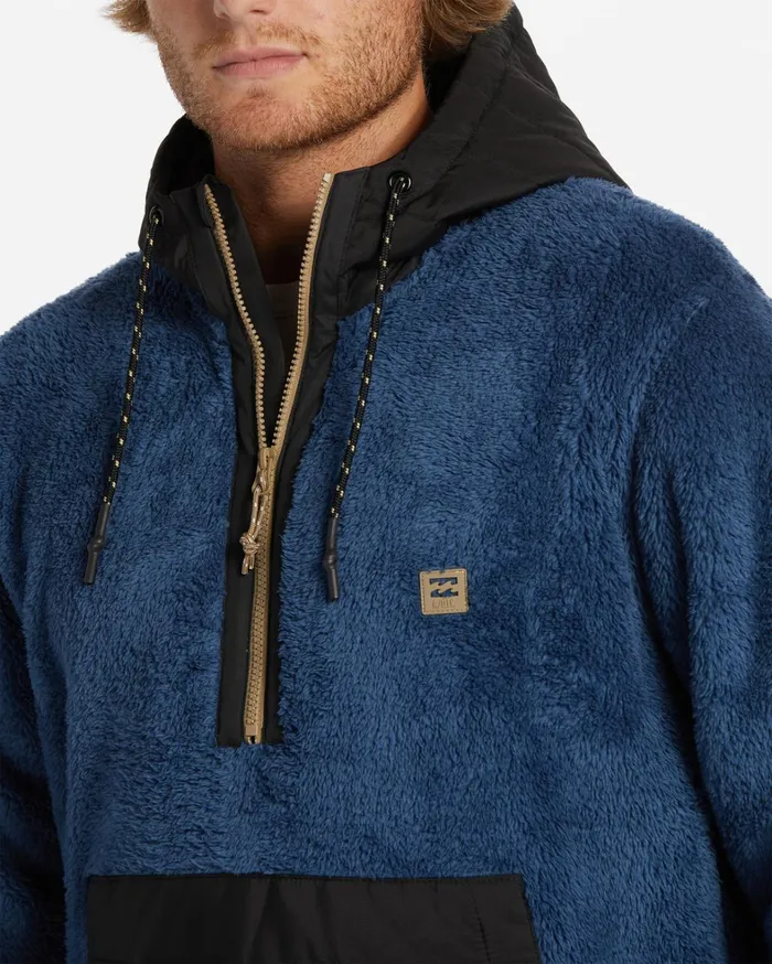 Billabong Hoodies and Fleece Men ADiv Badger Hooded HalfZip Pullover Dark Blue Billabong Hoodies and Fleece Men ADiv Badger Hooded HalfZip Pullover Dark Blue