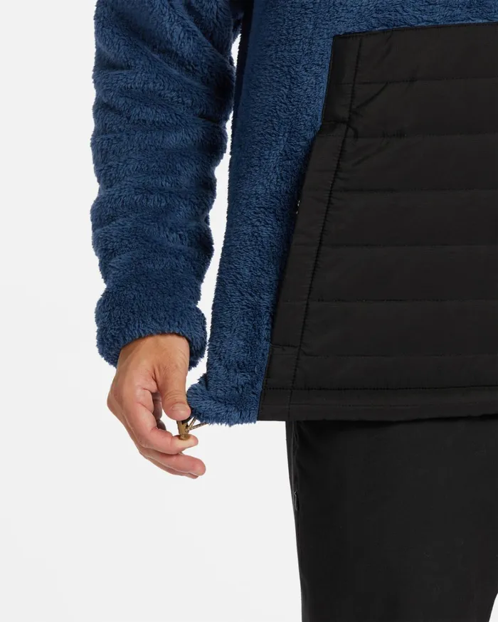 Billabong Hoodies and Fleece Men ADiv Badger Hooded HalfZip Pullover Dark Blue Billabong Hoodies and Fleece Men ADiv Badger Hooded HalfZip Pullover Dark Blue