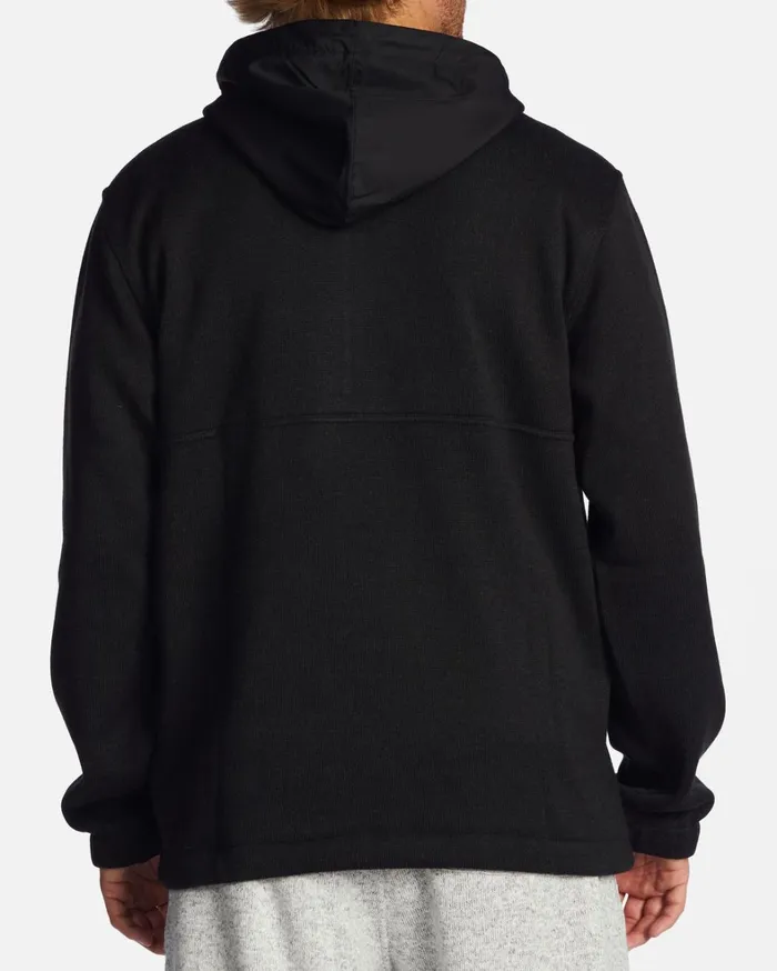 Billabong Hoodies and Fleece Men ADiv Boundary Hooded HalfZip Pullover Black Heather Billabong Hoodies and Fleece Men ADiv Boundary Hooded HalfZip Pullover Black Heather