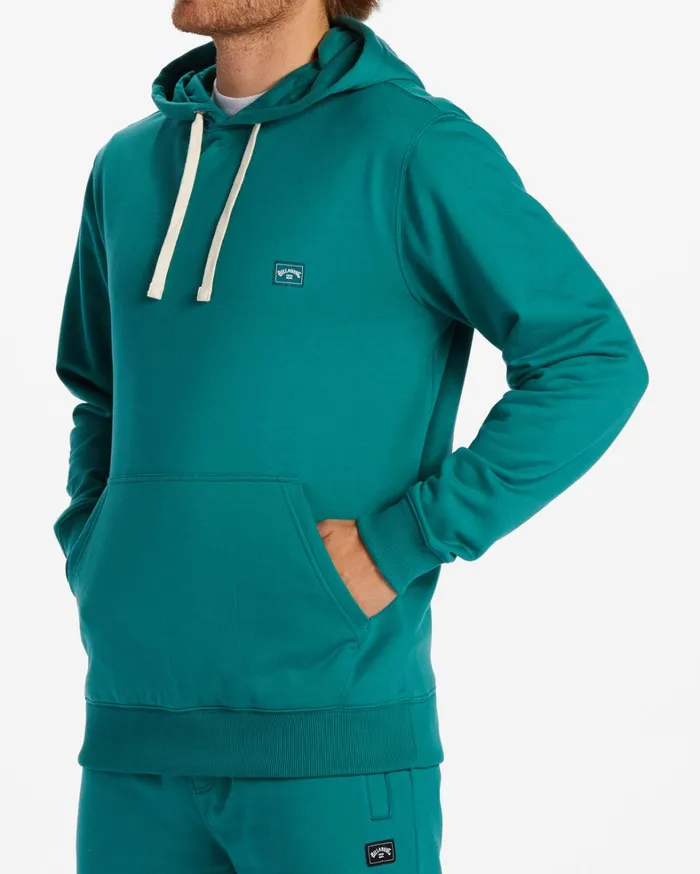 Billabong Hoodies and Fleece Men All Day Organic Pullover Hoodie Pacific Billabong Hoodies and Fleece Men All Day Organic Pullover Hoodie Pacific