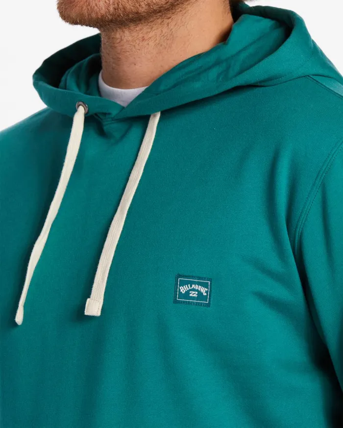 Billabong Hoodies and Fleece Men All Day Organic Pullover Hoodie Pacific Billabong Hoodies and Fleece Men All Day Organic Pullover Hoodie Pacific
