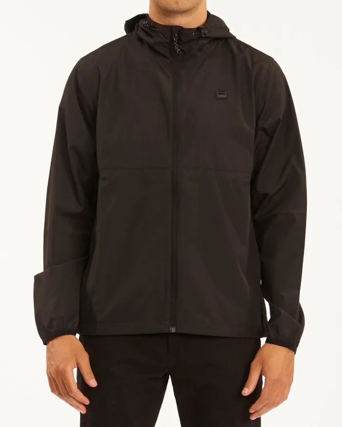 Billabong Jackets Men ADiv Transport Windbreaker Jacket Black Billabong Jackets Men ADiv Transport Windbreaker Jacket Black