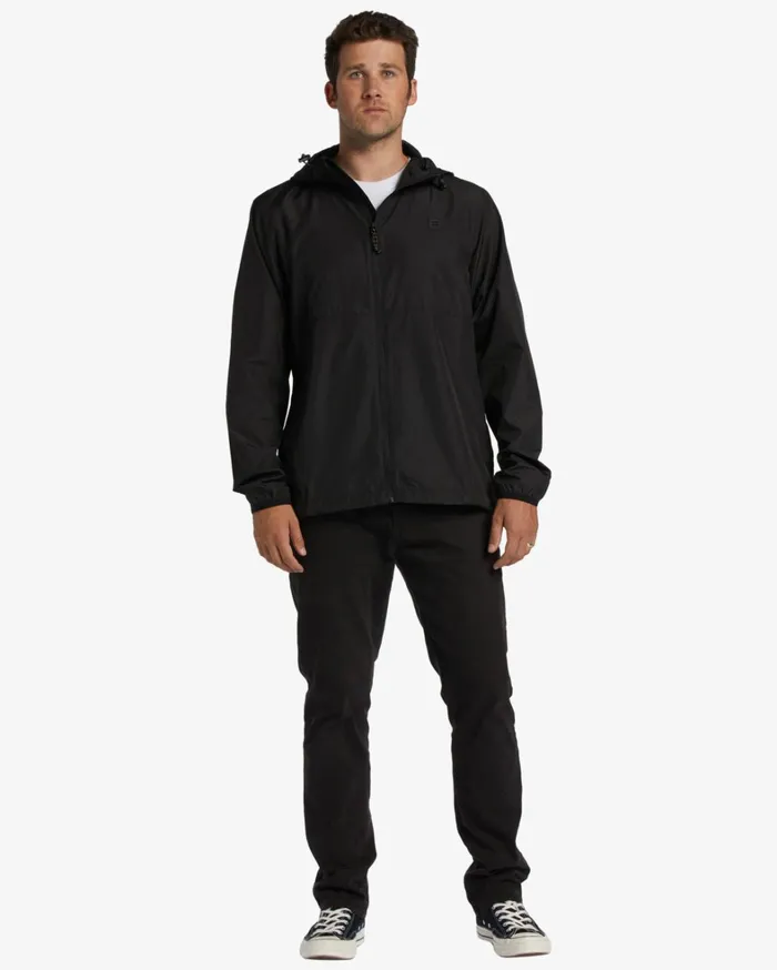 Billabong Jackets Men ADiv Transport Windbreaker Jacket Black Billabong Jackets Men ADiv Transport Windbreaker Jacket Black