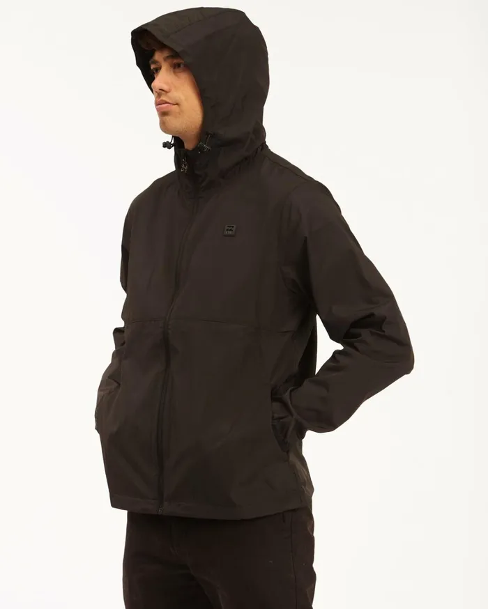 Billabong Jackets Men ADiv Transport Windbreaker Jacket Black Billabong Jackets Men ADiv Transport Windbreaker Jacket Black