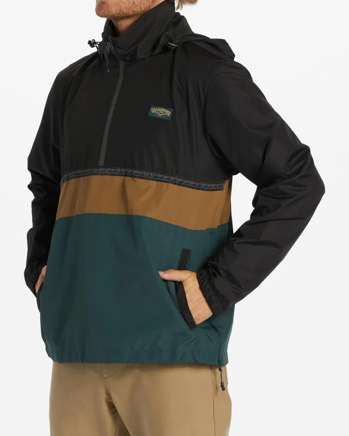 Billabong Jackets Men Windswell Anorak Windbreaker Jacket Dark Forest Billabong Jackets Men Windswell Anorak Windbreaker Jacket Dark Forest