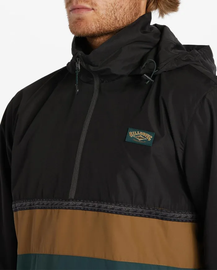 Billabong Jackets Men Windswell Anorak Windbreaker Jacket Dark Forest Billabong Jackets Men Windswell Anorak Windbreaker Jacket Dark Forest
