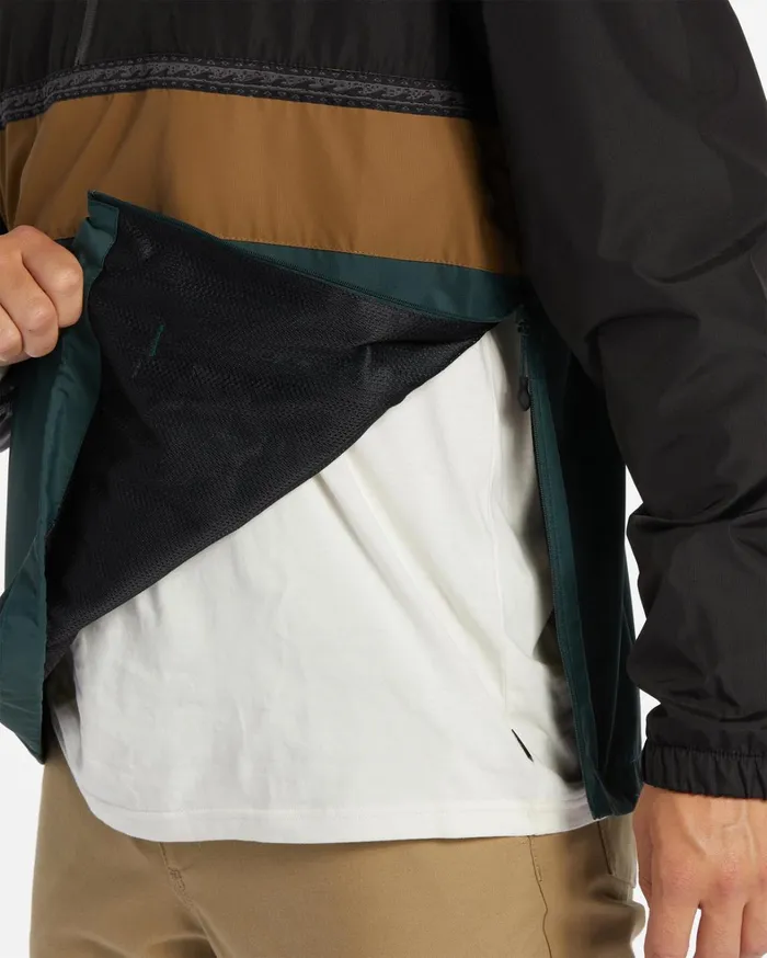 Billabong Jackets Men Windswell Anorak Windbreaker Jacket Dark Forest Billabong Jackets Men Windswell Anorak Windbreaker Jacket Dark Forest