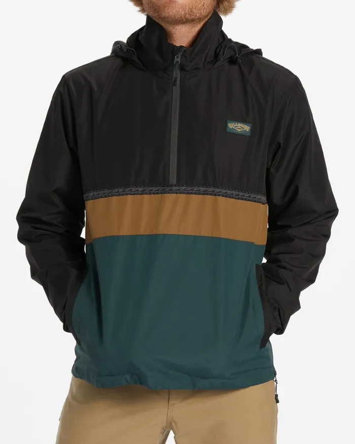 Billabong Jackets Men Windswell Anorak Windbreaker Jacket Dark Forest Billabong Jackets Men Windswell Anorak Windbreaker Jacket Dark Forest