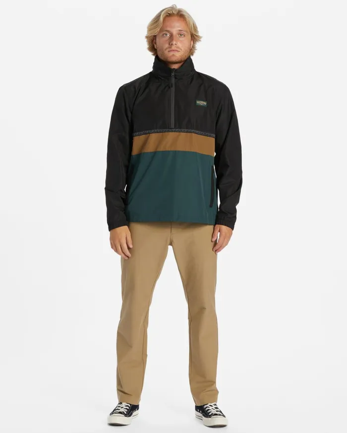 Billabong Jackets Men Windswell Anorak Windbreaker Jacket Dark Forest Billabong Jackets Men Windswell Anorak Windbreaker Jacket Dark Forest
