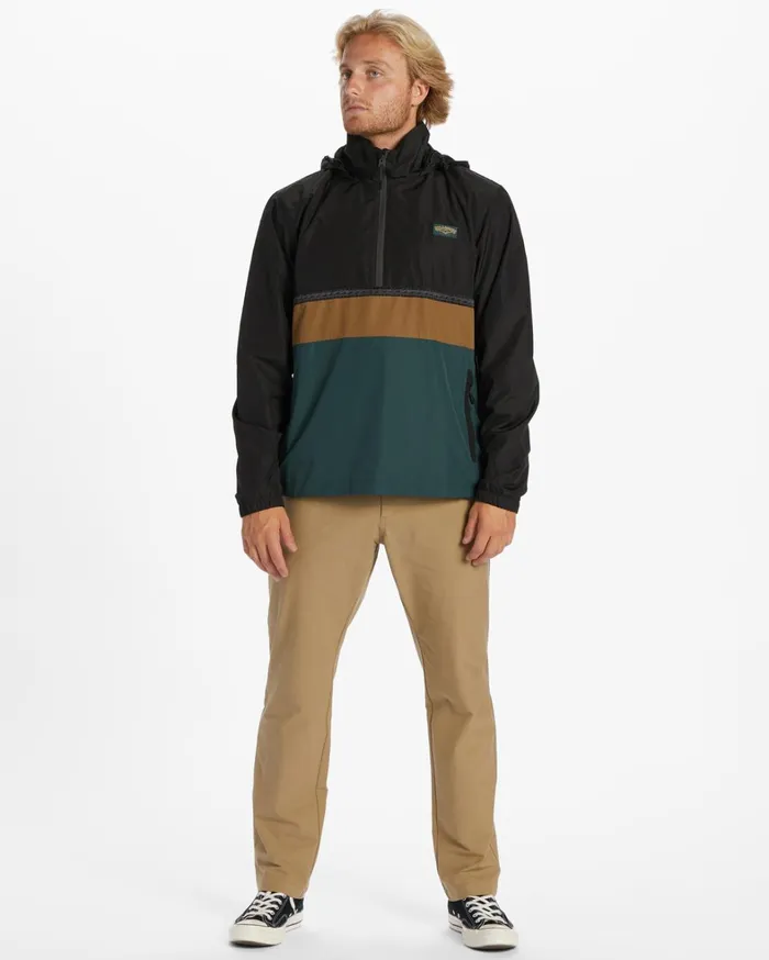 Billabong Jackets Men Windswell Anorak Windbreaker Jacket Dark Forest Billabong Jackets Men Windswell Anorak Windbreaker Jacket Dark Forest