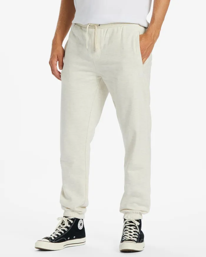 Billabong Jeans and Pants Men All Day Sweatpants Light Grey Heather Billabong Jeans and Pants Men All Day Sweatpants Light Grey Heather