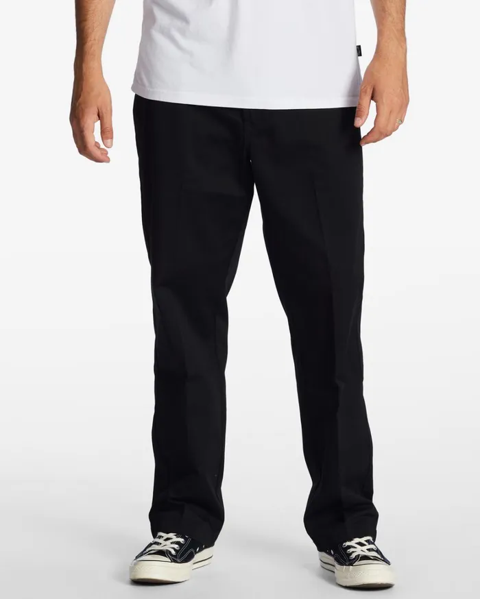 Billabong Jeans and Pants Men Carter Workwear Pants Black