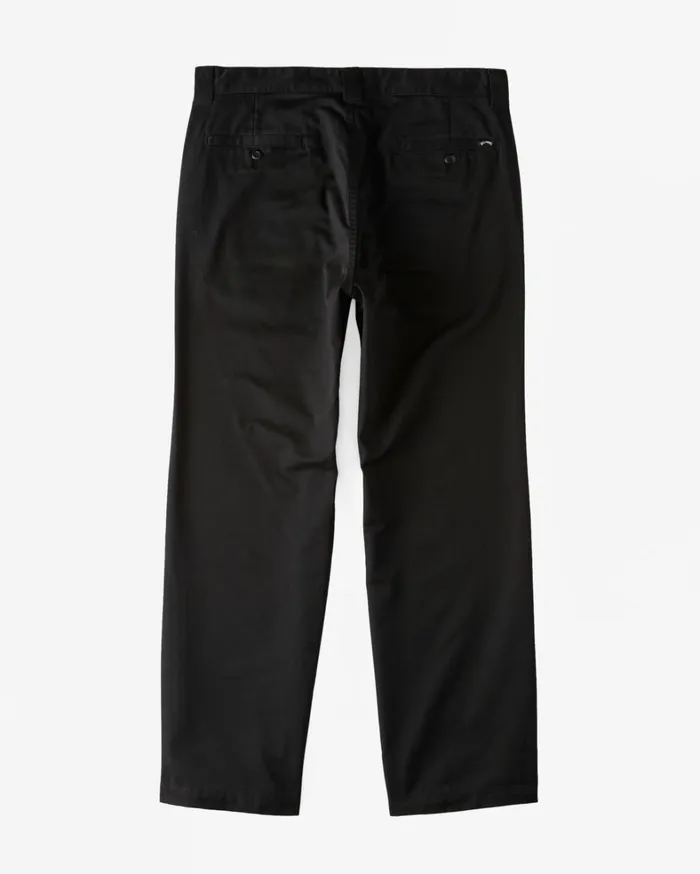 Billabong Jeans and Pants Men Carter Workwear Pants Black Billabong Jeans and Pants Men Carter Workwear Pants Black