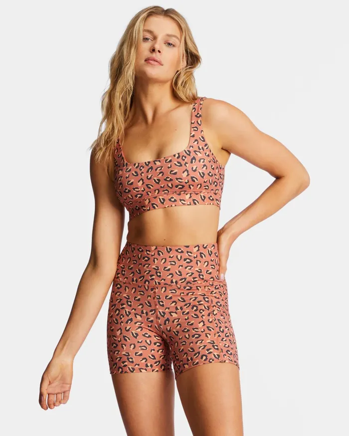 Billabong Matching Sets Women ADiv Summit Bra Tank Top Kiss The Earth