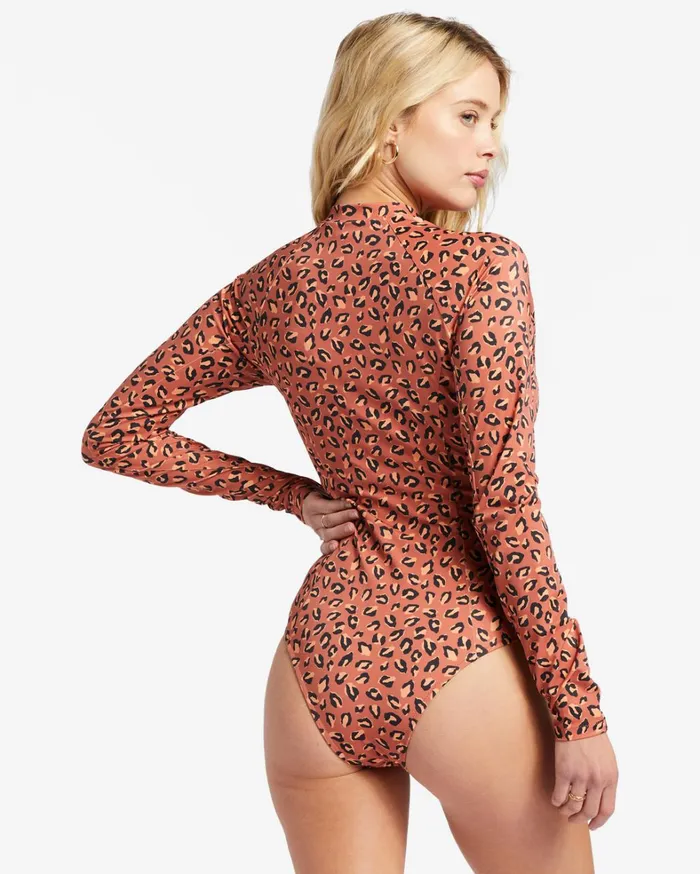 Billabong One Pieces Women ADiv Biarritz Long Sleeve Swimsuit Kiss The Earth Billabong One Pieces Women ADiv Biarritz Long Sleeve Swimsuit Kiss The Earth