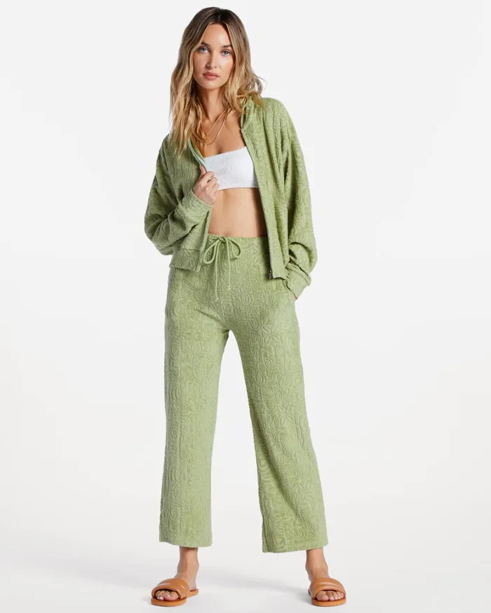 Billabong Pants Women Beach Breeze Joggers Avocado