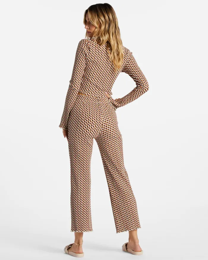 Billabong Pants Women Come Back Cropped Pants Multi Billabong Pants Women Come Back Cropped Pants Multi