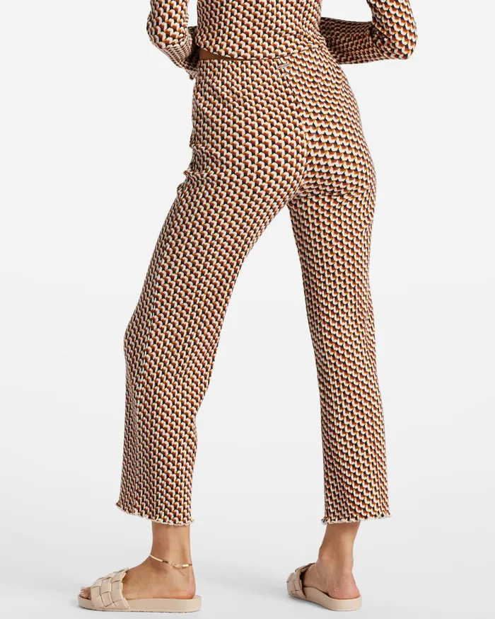 Billabong Pants Women Come Back Cropped Pants Multi Billabong Pants Women Come Back Cropped Pants Multi