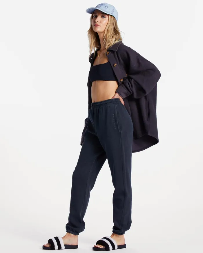 Billabong Pants Women My Only Joggers Black Sands Billabong Pants Women My Only Joggers Black Sands